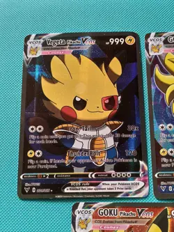 CARTES POKEMON PIKACHU PIKA DRAGON BALL Z DBZ HOLO PRISM MANGA KAWAII CARDS CARD - Image 2