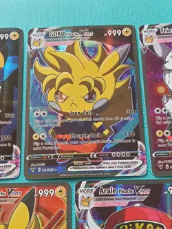 CARTES POKEMON PIKACHU PIKA DRAGON BALL Z DBZ HOLO PRISM MANGA KAWAII CARDS CARD - Image 3