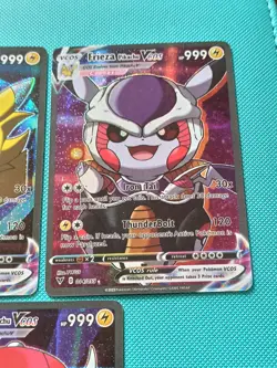 CARTES POKEMON PIKACHU PIKA DRAGON BALL Z DBZ HOLO PRISM MANGA KAWAII CARDS CARD - Image 4