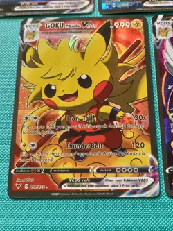 CARTES POKEMON PIKACHU PIKA DRAGON BALL Z DBZ HOLO PRISM MANGA KAWAII CARDS CARD - Image 5