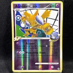POKEMON CARD - ALAKAZAM LV 56 - RISING RIVALS - 38/111 - Image 1