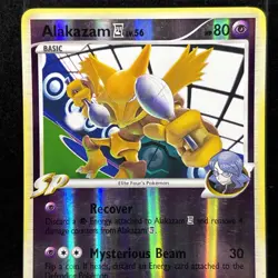 POKEMON CARD - ALAKAZAM LV 56 - RISING RIVALS - 38/111 - Image 2