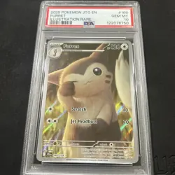 2025 Pokemon Journey Together #168 Furret Illustration Rare PSA 10 Card GEM MINT - Image 2