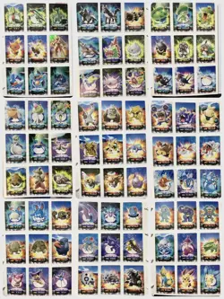 Complete File Backing Board Pokemon Carddass Zukan Card Volume 1 2 Total 222 Typ - Image 2