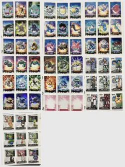 Complete File Backing Board Pokemon Carddass Zukan Card Volume 1 2 Total 222 Typ - Image 4