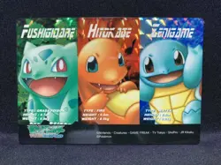 Pokemon Quirk Card Prism Clear Bulbasaur Squirrel Charmander Encyclopedia Cardda - Image 4