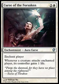 Curse of the Forsaken - Light Play MTG Commander 2013 Edition - Image 1