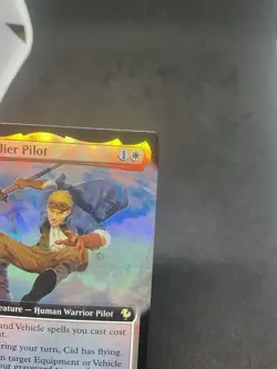 Cid, Freeflier Pilot Extended Art -FOIL - Final Fantasy Commander - MTG 0131 - Image 2