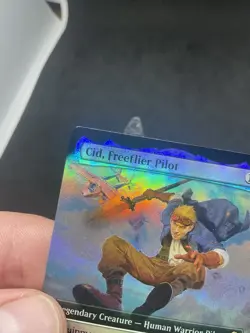 Cid, Freeflier Pilot Extended Art -FOIL - Final Fantasy Commander - MTG 0131 - Image 3