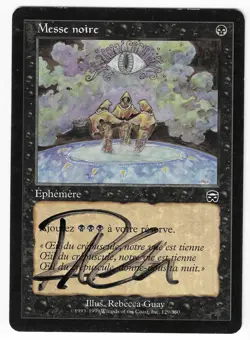 ►Magic-Style◄ MTG - Dark Ritual - Mercadian Masques Signed Rebecca Guay - Good - Image 1
