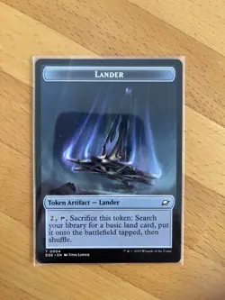 MTG English Edge of Eternities: Lander Token (S) 0004, Human Soldier Token 0002 - Image 1