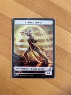 MTG English Edge of Eternities: Lander Token (S) 0004, Human Soldier Token 0002 - Image 3