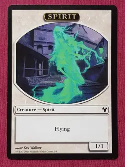 Magic The Gathering MODERN EVENT DECK MYR SPIRIT token card MTG - Image 2