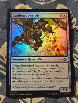 Burdened Aerialist FOIL - Modern Horizons 2 ENGLISH 038/021 MTG Magic - Image 1