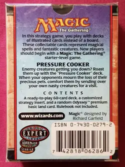 Magic The Gathering ODYSSEY PRESSURE COOKER New Sealed Theme Deck MTG - Image 2