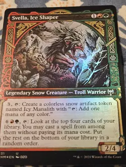 Svella, Ice Shaper FOIL - Showcase Kaldheim MTG Magic - Image 2