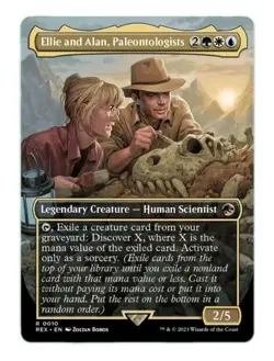 MTG | Ellie and Alan, Paleontologists #0010 | SHOWCASE | JURASSIC WORLD ENGLISH - Image 1