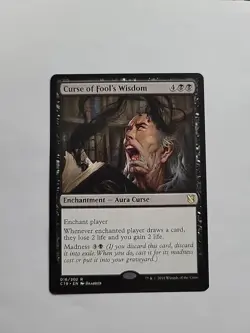 MTG - Curse of Fool's Wisdom C19 Regular Rare #016 - Image 1