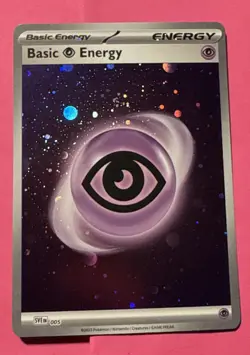 Pokemon 151 TCG Legit HD Cosmo Holo Psychic Energy - Image 1