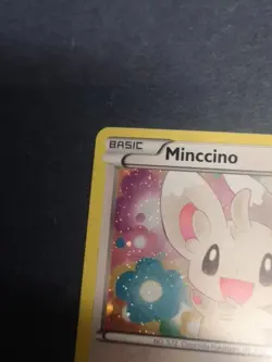 Pokemon TCG Minccino BW13 Cosmos Holo BW Black Star Promo Corner Swirl 🍥 - Image 4