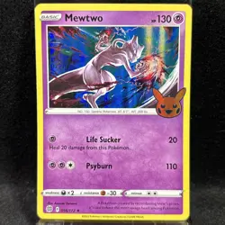 Mewtwo 056/172 Holo Pokemon Trick or Trade - Pokemon TCG Halloween Pack Fresh - Image 1