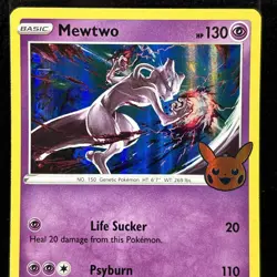 Mewtwo 056/172 Holo Pokemon Trick or Trade - Pokemon TCG Halloween Pack Fresh - Image 3