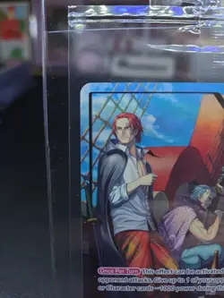 PSA One Piece Card Game SHANKS Leader OP09-001 Holo Promo - SEALED New - Image 4