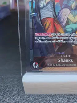 PSA One Piece Card Game SHANKS Leader OP09-001 Holo Promo - SEALED New - Image 5