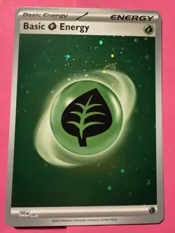 Pokemon 151 TCG Legit HD Cosmo Holo Grass Energy - Image 1