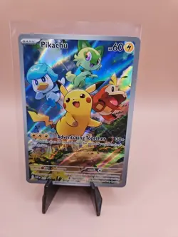 Pikachu SVP027 Black Star Promo 2024 Paldea Evolved Pokemon NM - Image 1