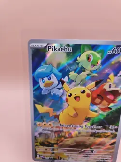 Pikachu SVP027 Black Star Promo 2024 Paldea Evolved Pokemon NM - Image 2