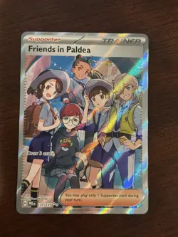 Friends in Paldea Trainer Ultra Rare Full Art, Prismatic Evolutions Card 137/131 - Image 1