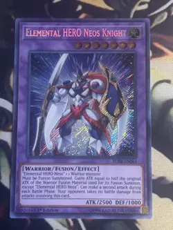 Yugioh: Elemental HERO Neos Knight - BLHR-EN064 - Secret Rare - 1st Edition - NM - Image 1