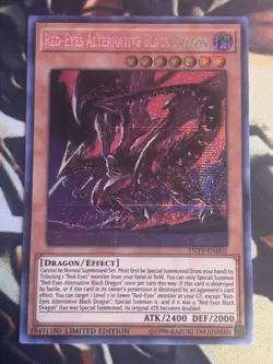 Yugioh: Red-Eyes Alternative Black Dragon TN19-EN005 Secret Rare Limited Ed NM - Image 1