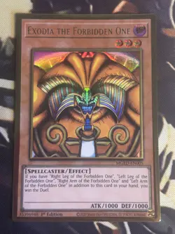 Yugioh: Exodia The Forbidden One - MGED-EN005 - Gold Rare - 1st Edition - NM - Image 1