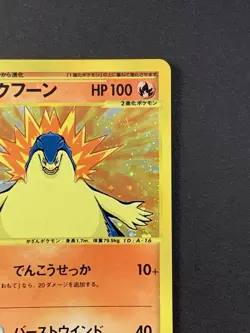 EX Typhlosion 017/P Starter Triple Get Campaign Lottery Japanese Pokemon Card - Image 4