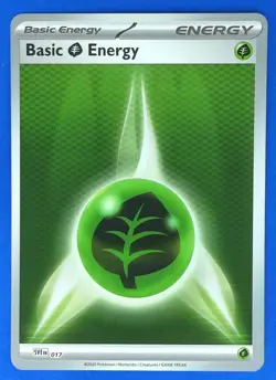 Grass Energy - Pokemon Black Bolt & White Flare (Horizontal Holo) Card #017 - Image 1