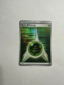 Grass Energy - Pokemon Black Bolt & White Flare (Horizontal Holo) Card #017 - Image 1