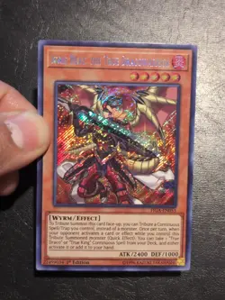 Yu-Gi-Oh! SECRET RARE CARD IGNIS HEAT THE TRUE DRACO WARRIOR FIGA-EN053 1ST NM - Image 3