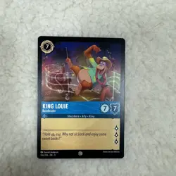 Disney Lorcana King Louie 146/204 Bandleader Storyborn Ally King Trading Card - Image 1