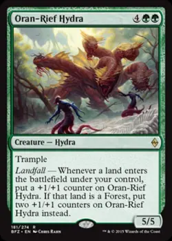 Oran-Rief Hydra -Foil Light Play MTG Battle for Zendikar - Image 1