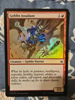 Goblin Assailant - FOIL War of the Spark MTG Magic Cards - Image 1