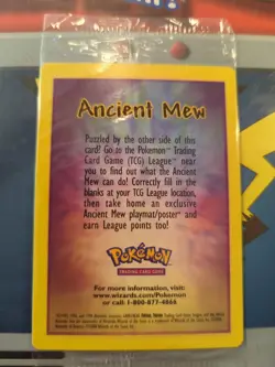 Sealed Ancient Mew Promotional Pokemon Card From The 2000 Pokemon Movie - Image 1