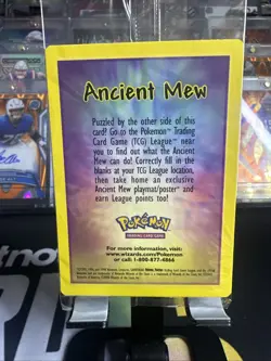 Sealed Ancient Mew Promotional Pokemon Card From The 2000 Pokemon Movie - Image 2
