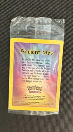 Sealed Ancient Mew Promotional Pokemon Card From The 2000 Pokemon Movie - Image 1
