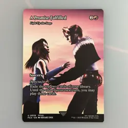 A Promise Fulfilled U 0039 Magic the Gathering MTG Final Fantasy Card NM+ - Image 1
