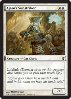 Ajani's Sunstriker - Light Play MTG Conspiracy - Image 1
