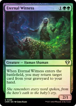 Eternal Witness Foil Commander Masters NM MTG - Image 1