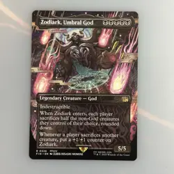 Zodiark, Umbral God: Borderless Rare 0336 Magic MTG Final Fantasy NM+ - Image 1