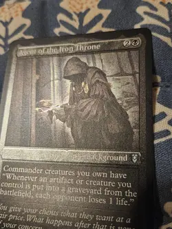 Agent of the Iron Throne Foil Etched CLB 492 Battle for Baldur's Gate MTG Magic - Image 2